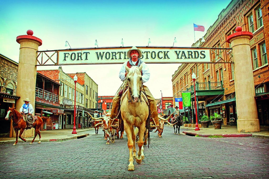 The Fort Worth Herd Stockyards Sign